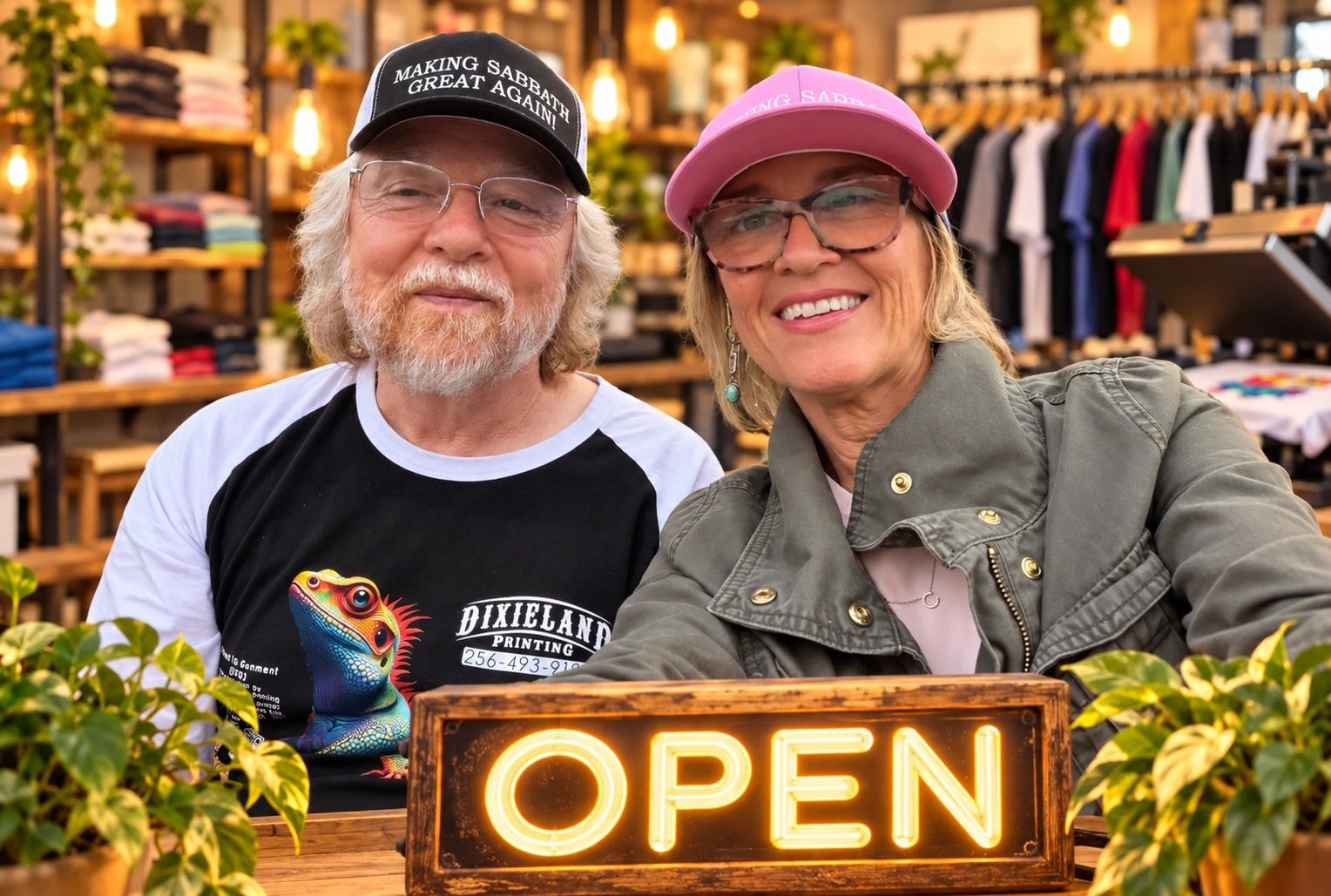 Seventh Day Apparel founders
